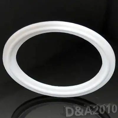 

MEGAIRON 3.5" PTFE Grooved Gasket Fits 102mm OD Sanitary Tri Clamp Type Ferrule Flange