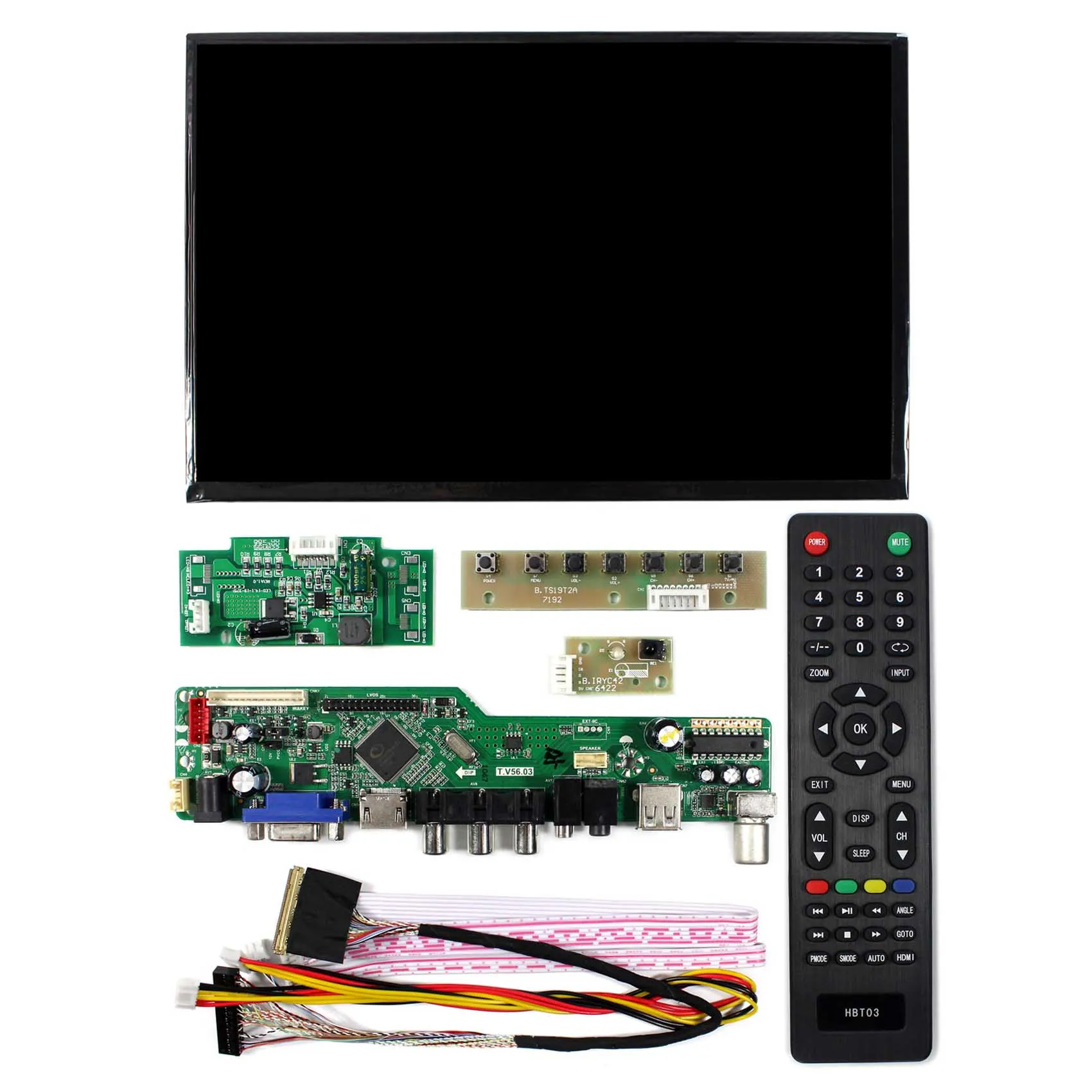 Тв H DMI VGA AV USB аудио Плата ЖК контроллера + 10 1 &quotB101UAN02 1920x1200 aпвх экран|board board|board