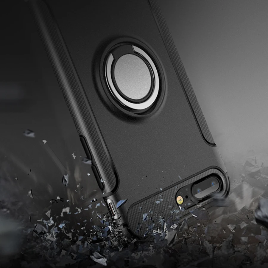 Антидетонационных Телефон чехол для iphone 6 6s плюс на айфон 10 7 8X8 Plus silicon подставку с