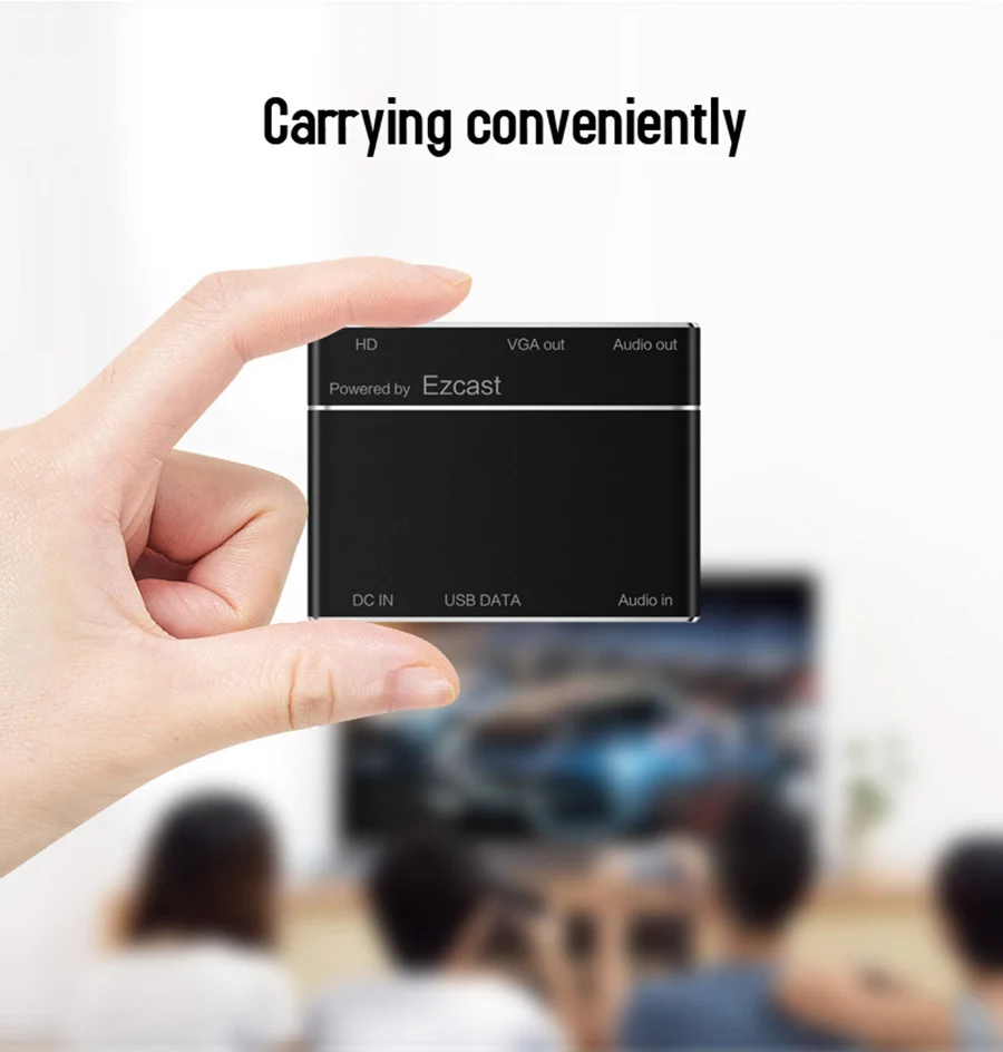 USB S8PRO HDMI/VGA+ аудио конвертер Цифровой AV адаптер plug and play EZcast tv stick WiFi Дисплей для IOS/Android устройств Windows