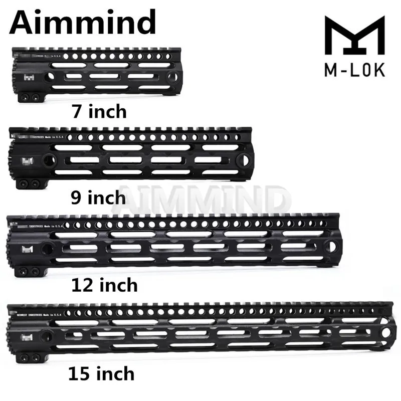 AR-15 M4 M16 MLOK " 9" 1" 15" дюймов тонкий свободный поплавок Handguard Пикатинни Крепление кронштейн для охоты тактический прицел крепление