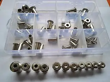

50pcs M6 M8 M10 Stainless Steel Allen Furniture Connector Fixed Screw Teel Nuts