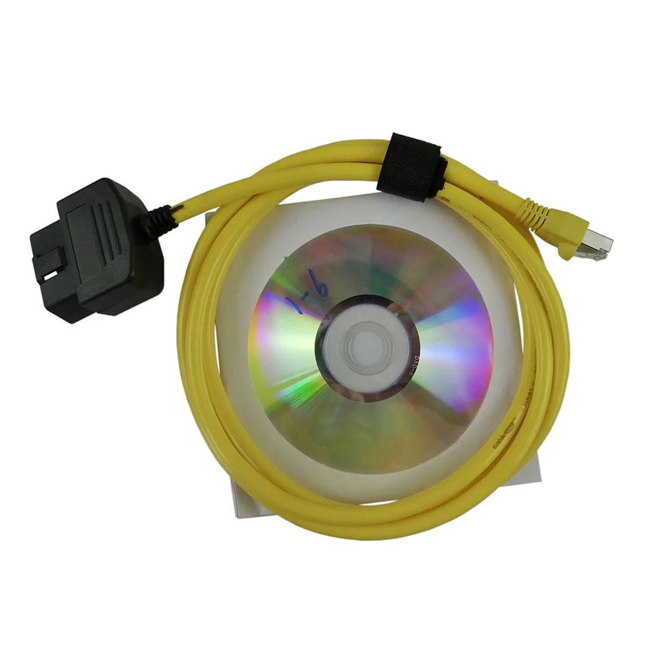 

Ethernet to OBD2 E-SYS ICOM Coding Car Diagnastic Data Cable For B-MW F-series ENET Cable Interface OBDII Connectors