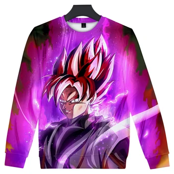 

DRAGON BALL Japanese anime Role-playing Long Sleeve Sweatshirt Slim Fashion Round Neck Trend Casual Round Neck Sweatshirt