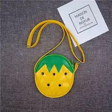 Детские Удобные сумки через плечо милые детские фрукты Клубника плечо диагональные сумки с ремнем через плечо мальчики и девочки детское портмоне