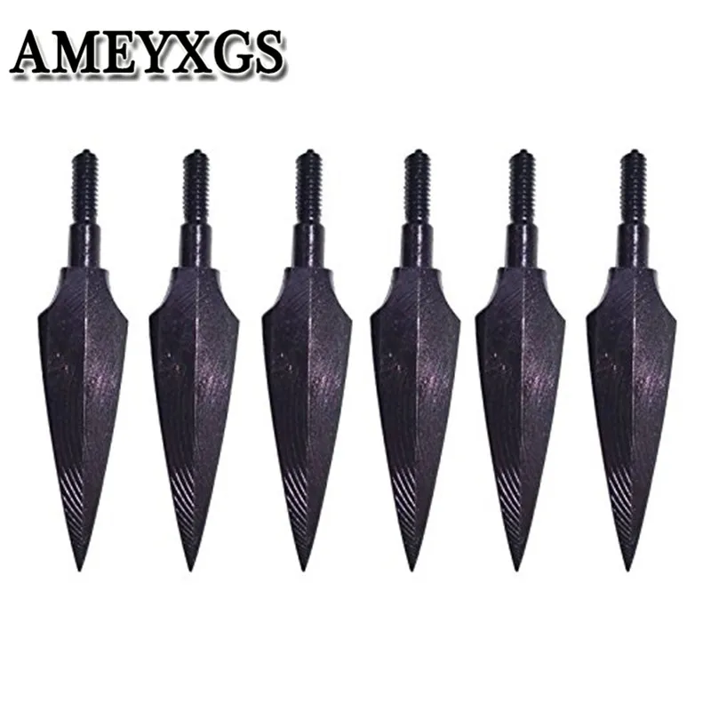 

12Pcs Archery Arrowheads Traditional Broadheads 150 Grian Screw-in Arrow Head For Bow Arrow Outdoor Hunting Shooting Accessories