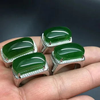 

Shangxin hetian yu saddle ring, fashionable style, support identification, specification 10 ~ 18 mm/