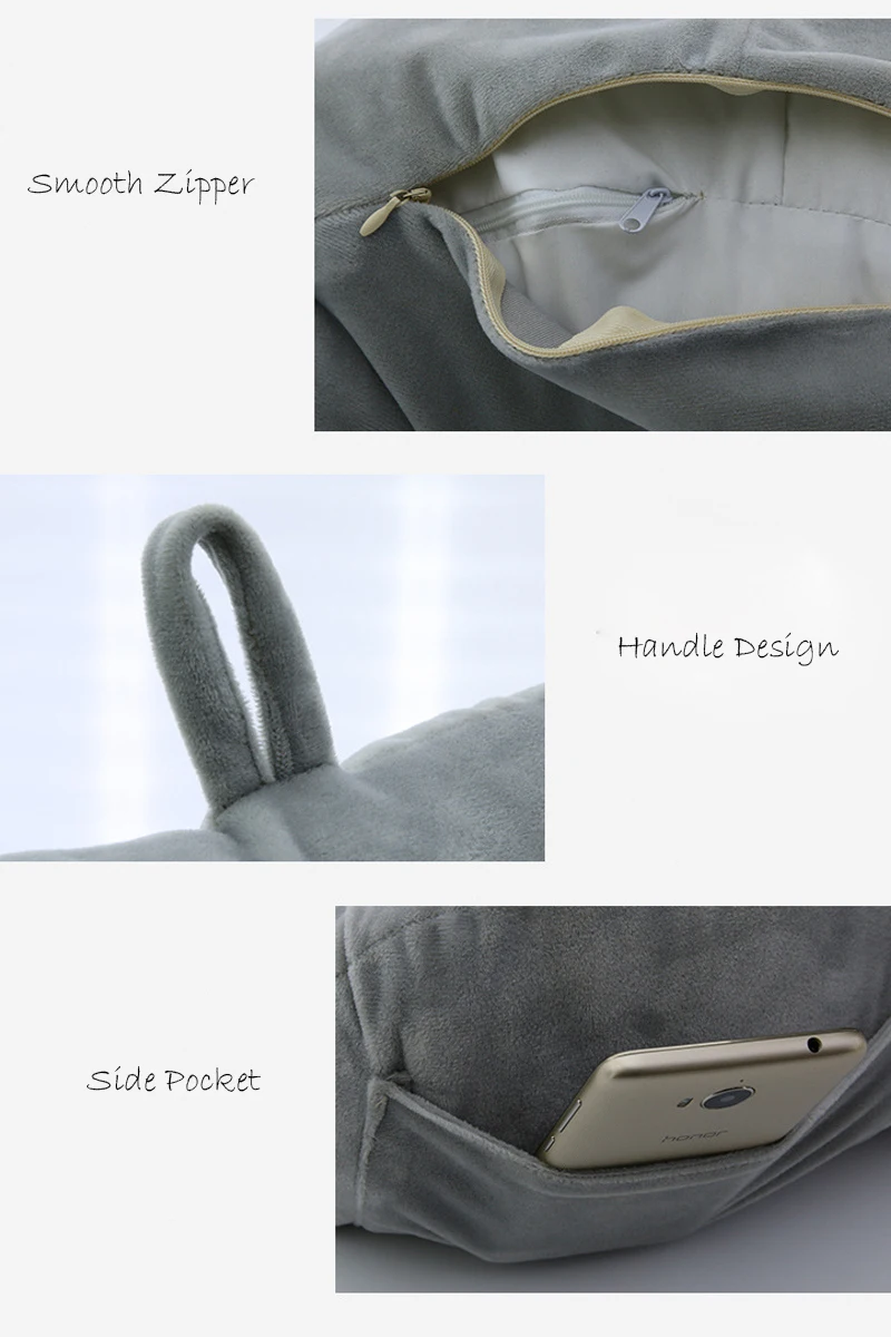 L066-Lumbar Pillow for Office Waist Protector with Arm Spine Protect Orthopedic Pillow Car Seat Office Chair Back Seat Waist  Cushion (11)