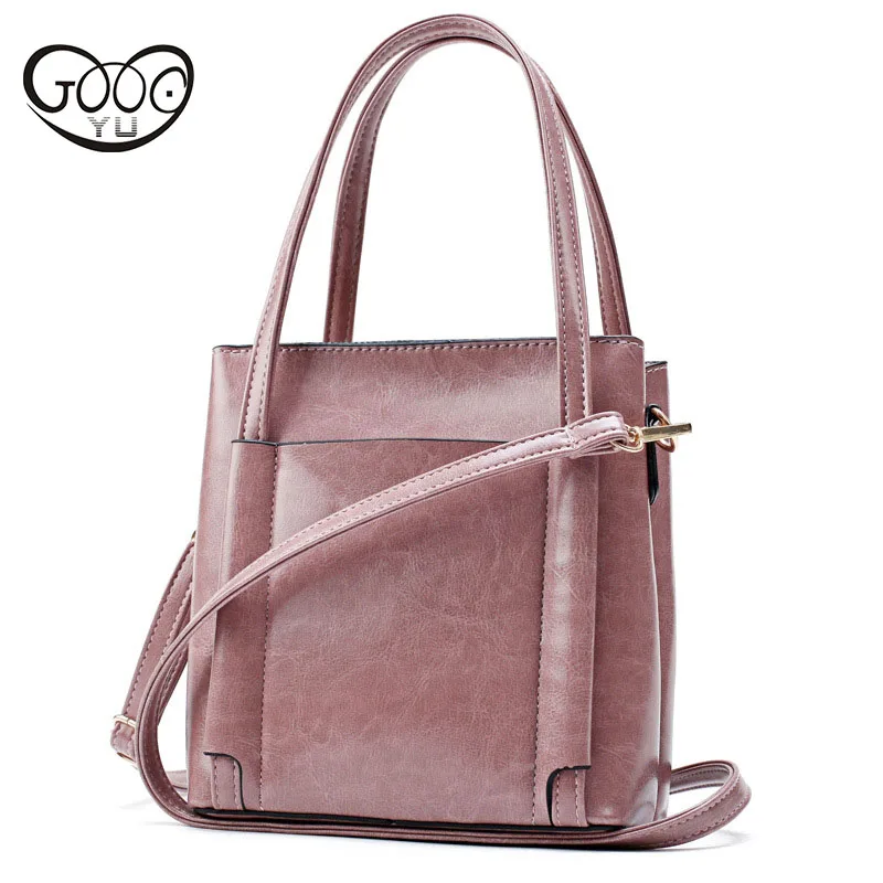 

The new oil skin Tuo Tu package wild handbags leisure fashion simple multi-color large bag imitation leather shoulder Messenger