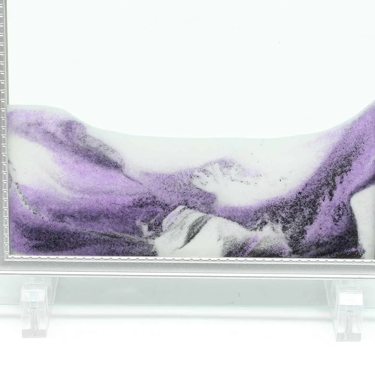  Framed Moving Sand Time Glass Liquid Landscape Picture Craft Art Home Office Desk Ornaments Home De