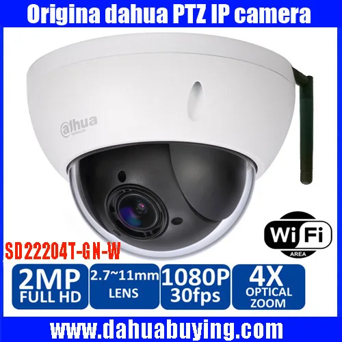 Original Dahua english DH SD22204T GN W Onvif 2 0 Megapixel IR Pan Tilt Dome Outdoor