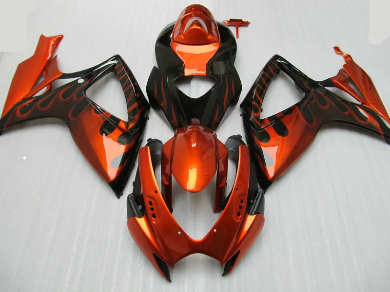 Комплект обтекателей для мотоцикла SUZUKI GSXR600 750 K6 06 07 GSXR 600 GSXR750 2006 2007 ABS Красный