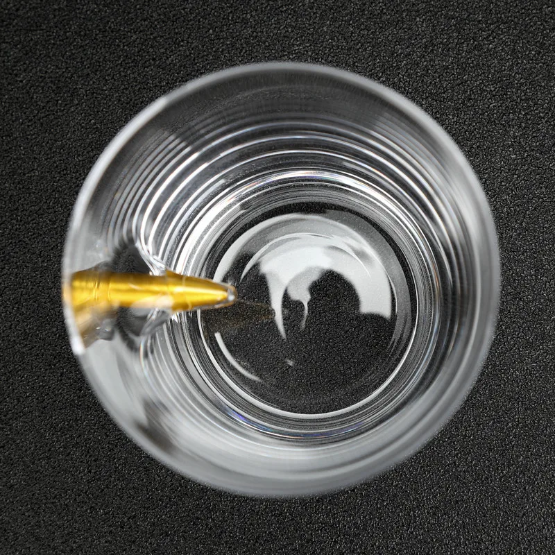 OUSSIRRO креативный Виски Бар вина Хрустальная стеклянная чашка водка рюмка бокал чашки плоское круглое дно стол Декор Бар Инструмент