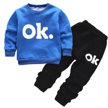 

Baby Boy Clothes Set Autumn Winter Long Sleeve Plus Cotton Sports Suit Toddler Girl Cartoon Mickey Pajamas Kids Clothing Sets