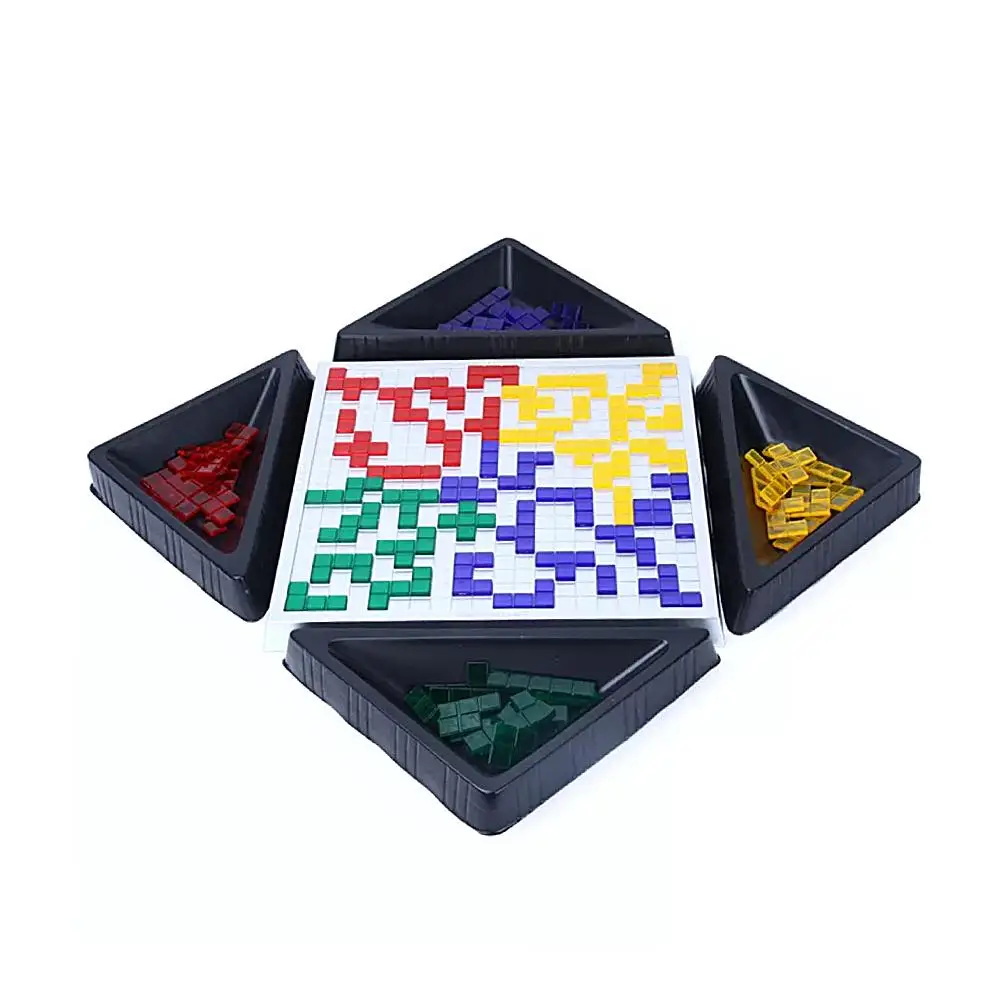 Настольная игра Blokus Обучающие игрушки 484 квадрата легко играть для детей русская