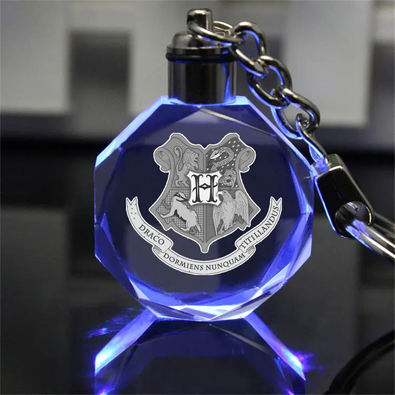 

Harri Potter LED Key Chain Cartoon Anime Crystal Key Chain Crystal Shiny Ball Cosplay Ball Led Keyrings Car Keychains Key Chain