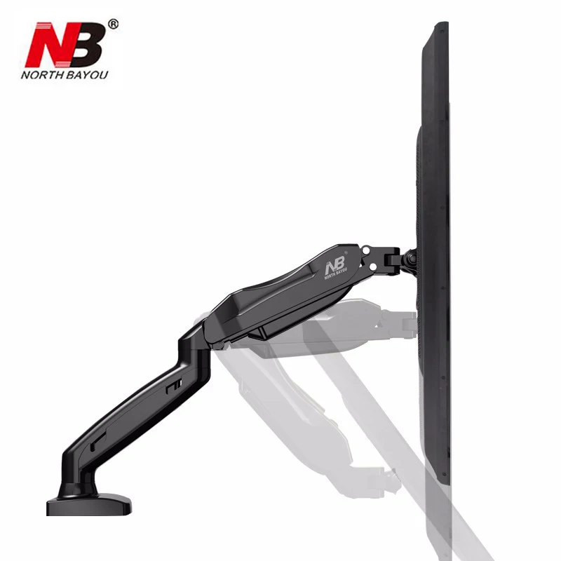 NB F80 Desktop17-2" ЖК-светодиодный держатель монитора Arm газовая пружина полное движение тв крепление загрузка 2-6.5 кг