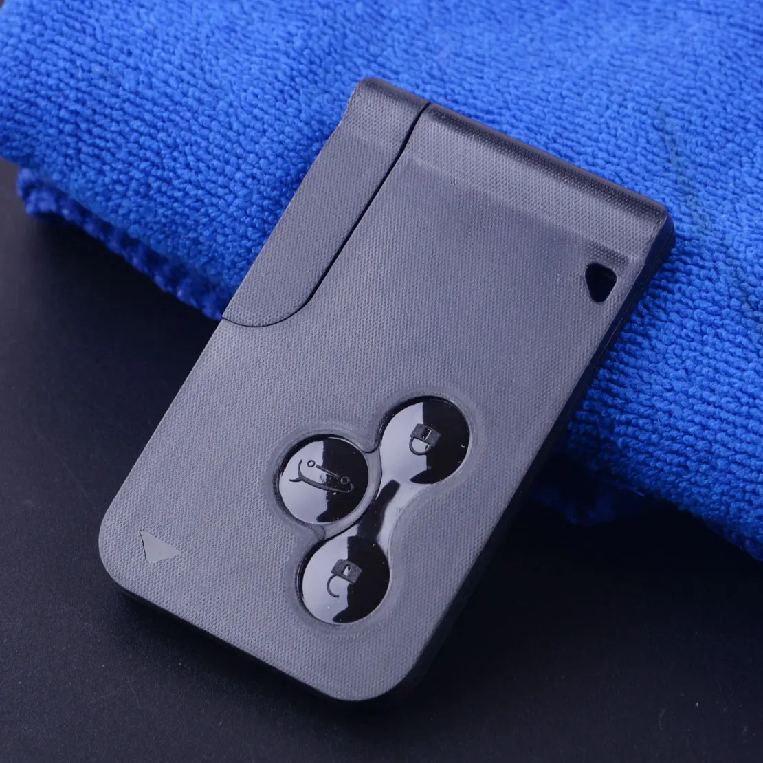 

CITALL New Black Plastic Car 3 Buttons Uncut Blade Blank Remote Key Fob Case Fit for Renault Clio Megane Scenic Grand Scenic