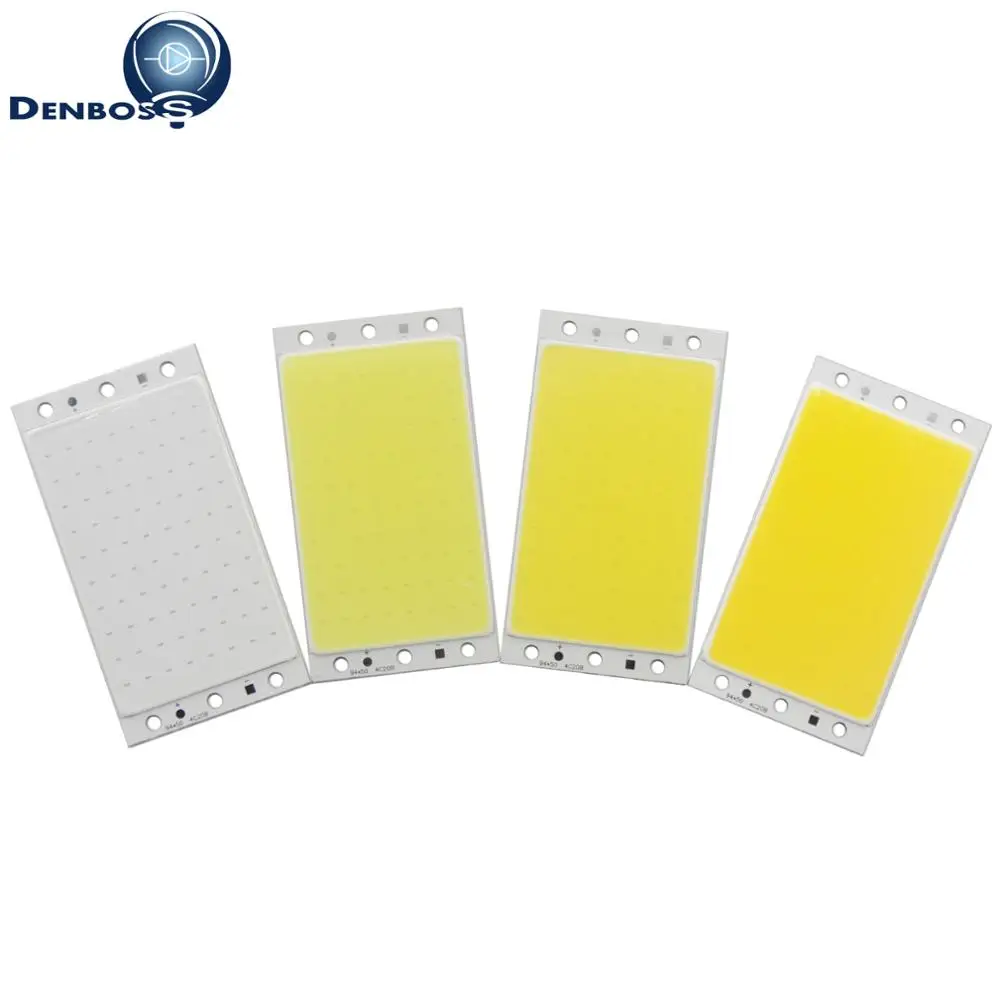 Микс DC 12V led cob полосы лампы светоизлучающие диод красочные для авто Светодиодная