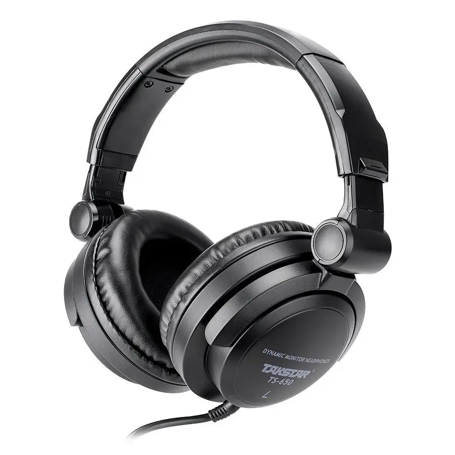 

Studio Monitor Headphones Dynamic Lightweight Swivel Ear Cups Takstar TS-650