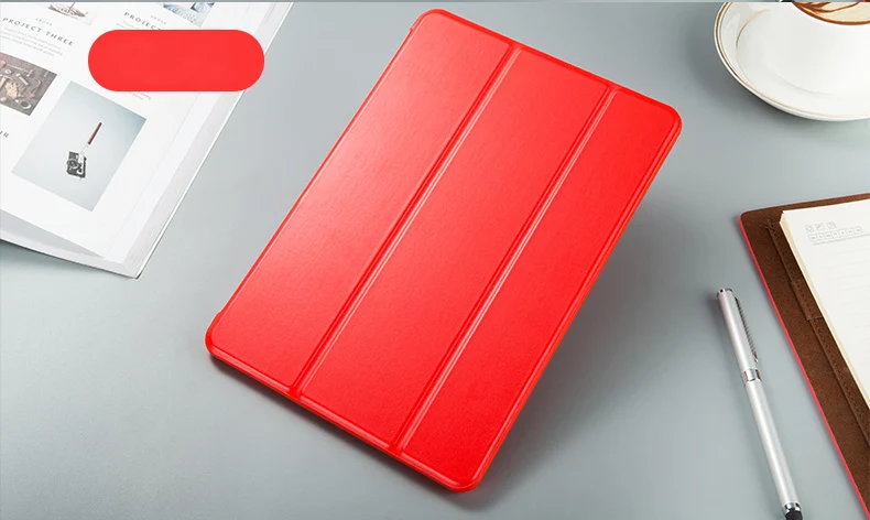 Для iPad Pro 9,7 чехол: A1673'1674'A1675, мягкий силиконовый чехол+ умный чехол из искусственной кожи для iPad Pro 9,7 дюйма Чехол-EQHTX