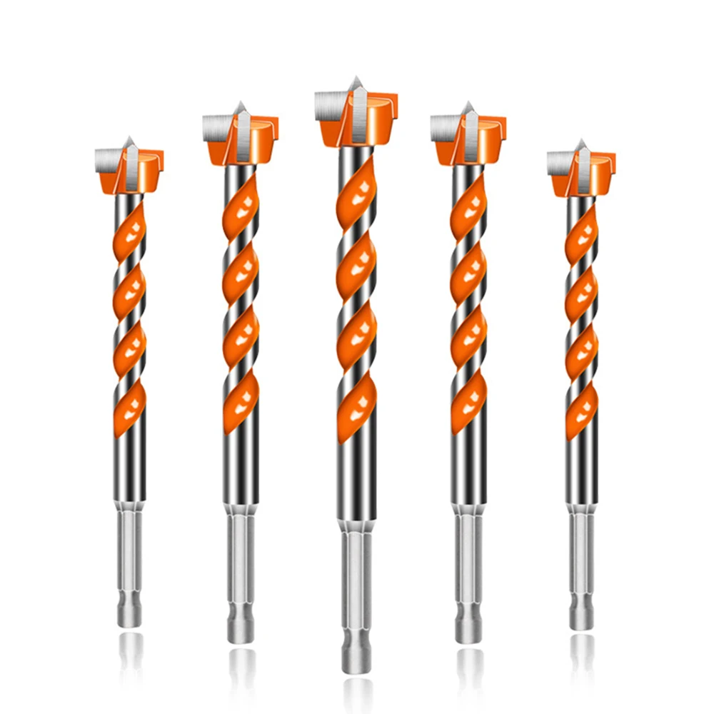 Electric Drill Tools Tungsten Steel Hole Opener 16mm 18mm 20mm 22mm 25mm Woodworking Drill Bit Round Shank Hole Saw Drilling