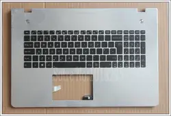 New Великобритания Клавиатура для ноутбука Asus N76 N76VB N76VJ N76VM N76VZ Великобритании Win8 Системы без подсветкой с topcase Клавиатура ноутбука