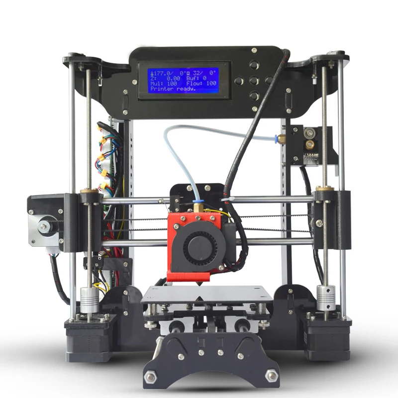 

Tronxy prusa i3 impresora 3d cheap 3d printers diy kit Acrylic 3d printer frame 120*140*130mm pringting bed imprimante 3d black
