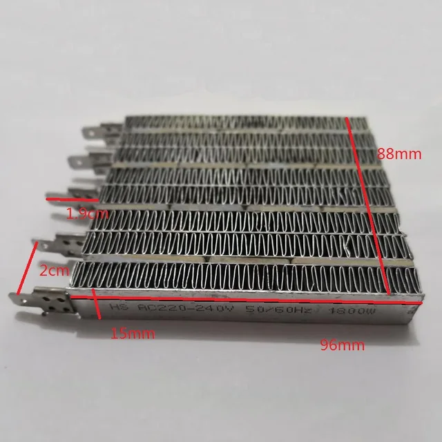 220V 1800W Electric Heater Parts PTC Ceramic Heating plate 88X96cmin