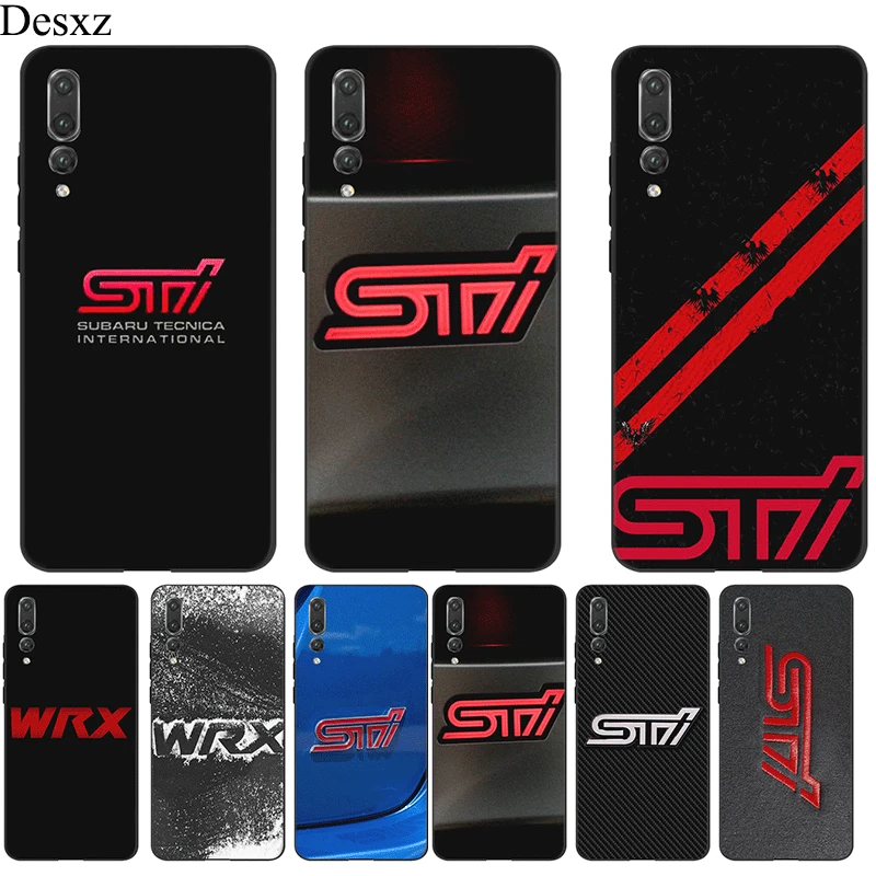 

Desxz Silicone Mobile Phone Case For Honor Note 10 6A 7A 7X 8 8X 8C 9 Lite Cover Uxury Car Subaru Sti Logo Bag