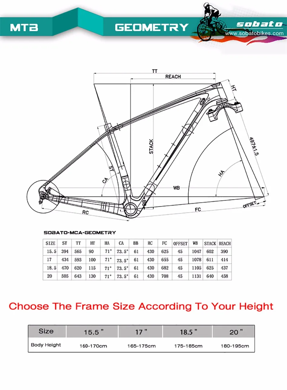 Top Sobato 29er carbon mtb bicycle frame full Carbon Fiber mountain bike frames 3