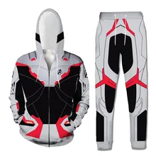 Men Track Suit Hooded Jacket Sweatsuit brand New Mens Sports Suits 3D Avengers Printed Tracksuit Plus size Male jogger set