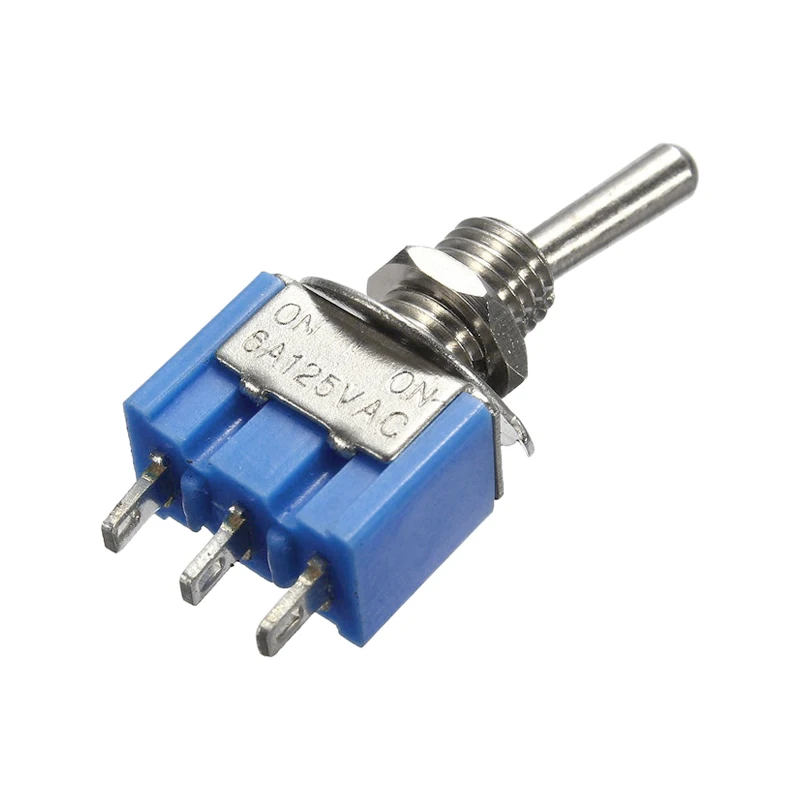 

10PCS MTS-102 3-Pin SPDT - 6A 125V/3A 250V Toggle Switches