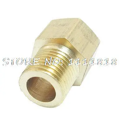 

1/8" PT x 1/8" NPT Thread Male to Female Hex Bushing Fitting Straight Adapter