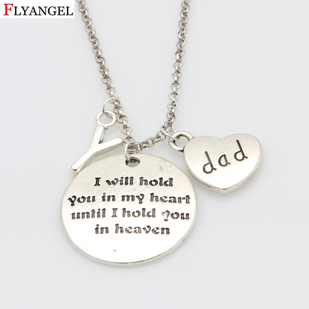 Подарок для папы мамы сына и дочки ожерелье с надписью Dad/Mom/Son/дочки Love Memory