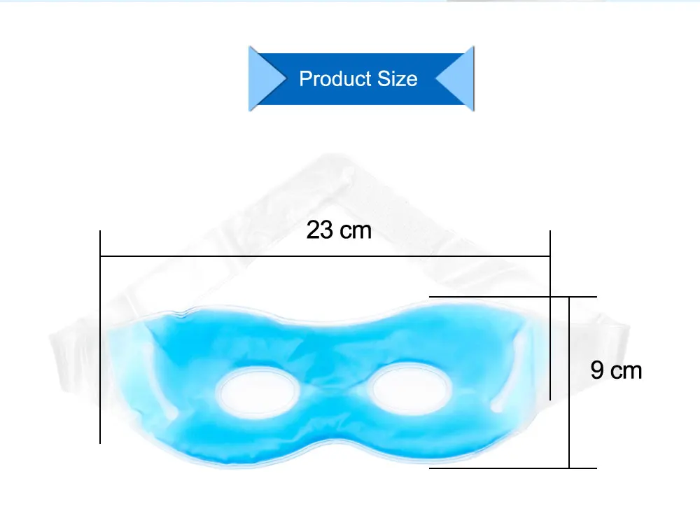 Дарсонваль горячий холодный сон маска для глаз ледяной холодный синий компресс гель для век облегчение усталости Уход за глазами Релаксация удалить темный круг