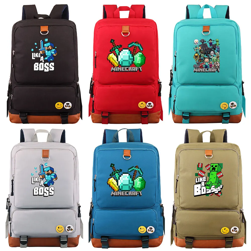 

Cartoon Games Like a Boss Boy Girl School bag Women Bagpack Teenagers Schoolbags Canvas Men Student Backpack Packsack