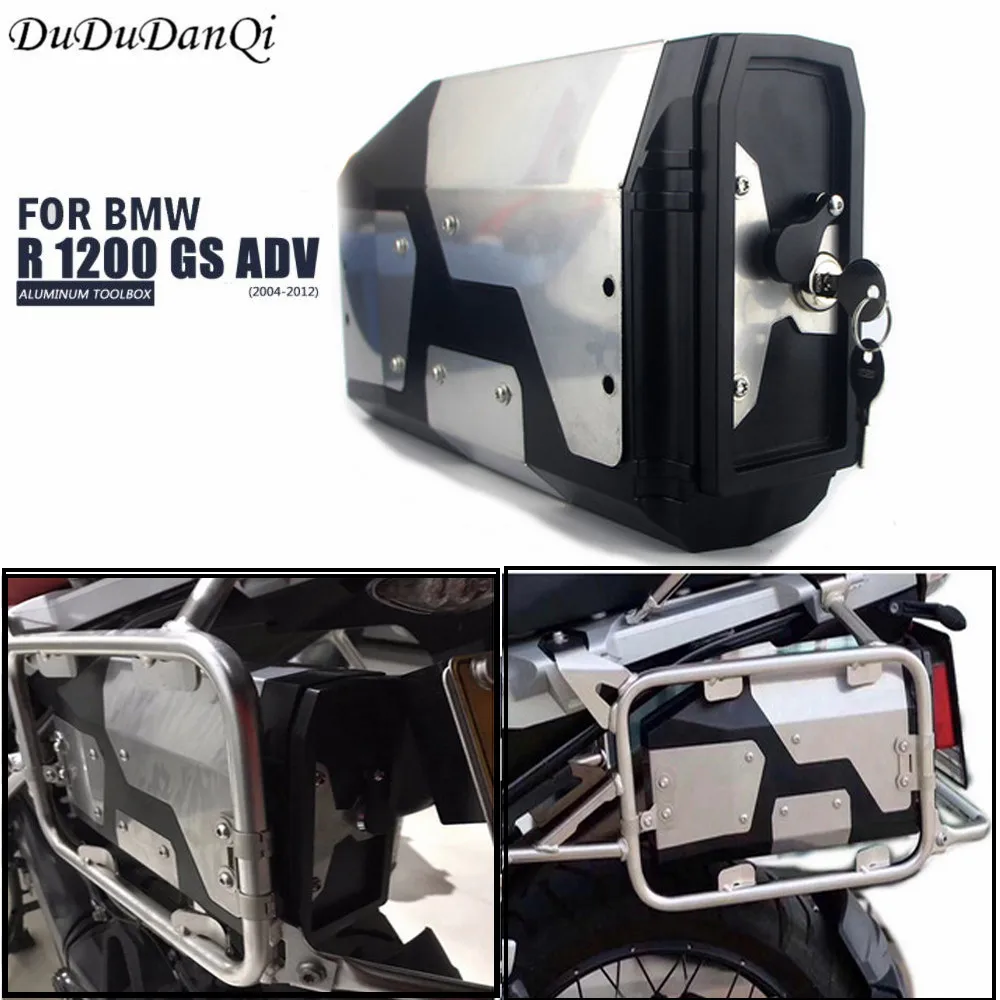 

Tool Box For BMW r1250gs r1200gs lc & adv Adventure 2002 2008 2018 for BMW r 1200 gs Left Side Bracket Aluminum box