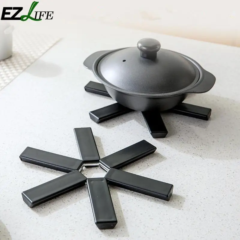 

New Collapsible High temperature resistance Dining Table Mat Coffee Cup Mug Coaster Heat Insulation Mat Kitchen Table Placemat