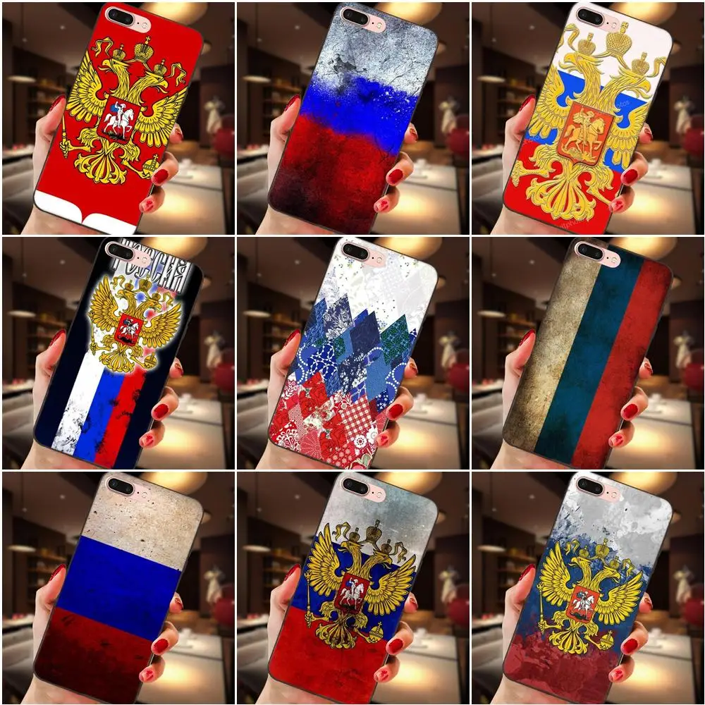 Флаг Российской Федерации армии медведь для Galaxy C5 C7 J1 J2 J3 J330 J5 J6 J7 J730 2017 Ace Core Duo Max