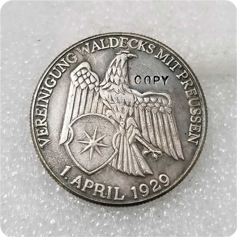 

1929 Weimar Into The Belarus Free State Of Waldeck European Coins COPY