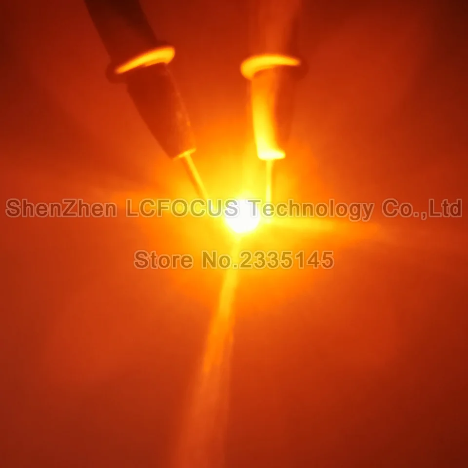 Светодиодный чип высокой мощности 5 Вт оранжевый 600 605nm COB диод SMD для DIY 20 30 50 100