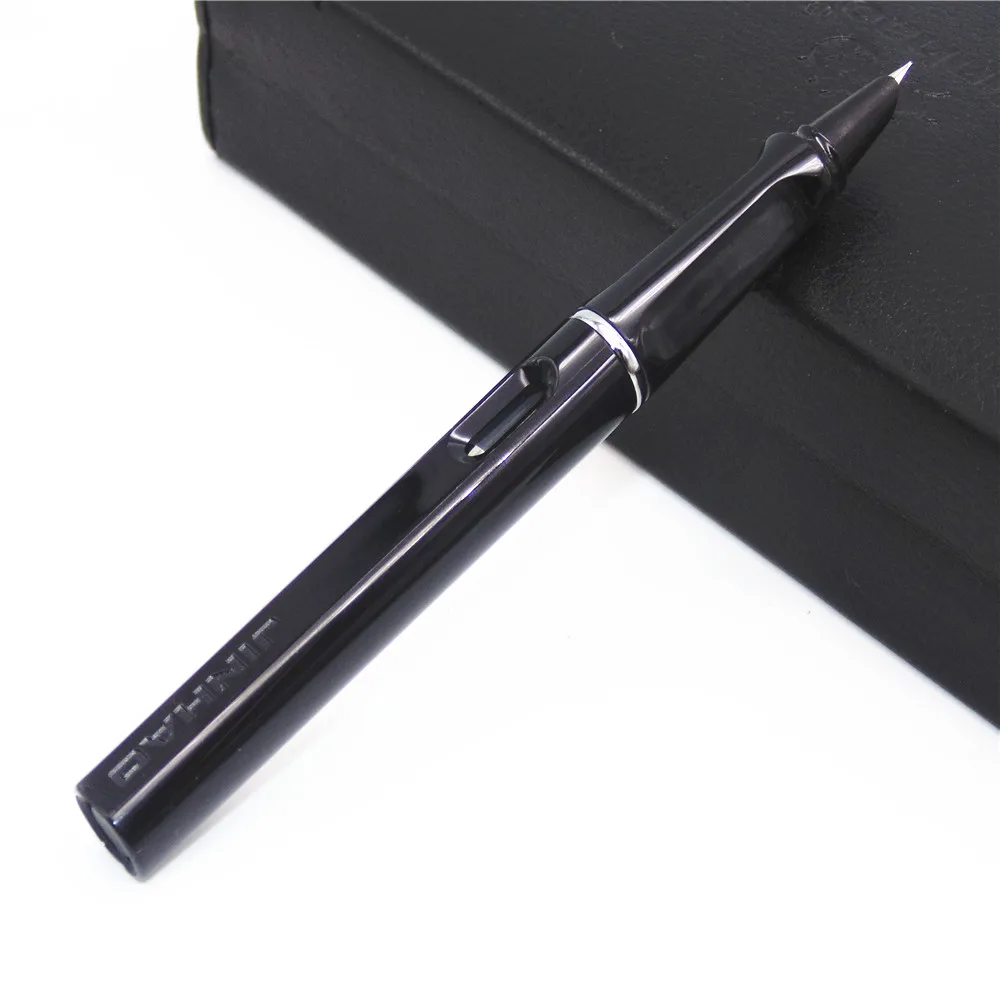 JINHAO 599 черный студент финансы Четырехсторонние каллиграфии Изысканные Перьевая ручка