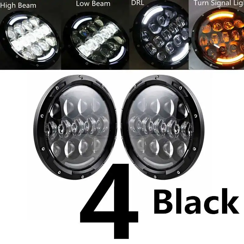 7 Inch Round Daymaker Projector H4 LED Headlight For Jeep Wrangler JK TJ LJ.For Lada 4x4 urban Niva 7 inch headlight.2.7jpg.j7p7g_