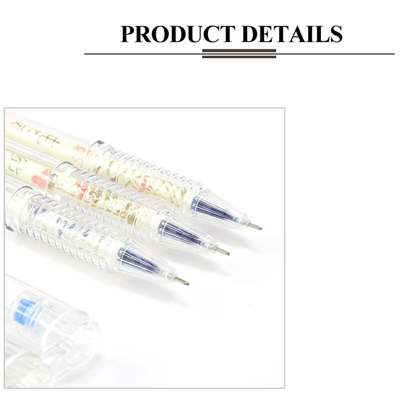 AIHAO Pure Wind Gel Pen 12 Pcs 8653 Business Office Signature Pen 0.35mm Student Special Needle Water-based Pen Writing Too