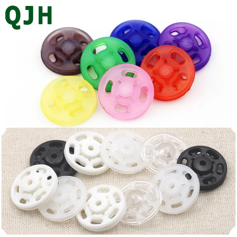 Buy Fine 100pcs Round Candy Color Plastic Invisible