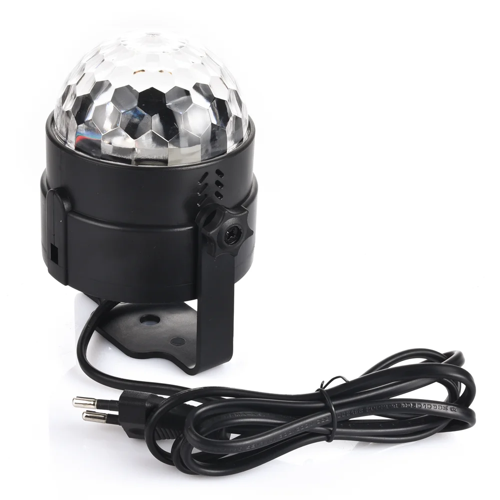 Holiday Lighting 3W Mini RGB Crystal Magic Ball Led Stage Lights DJ KTV Disco Party Lamp IR Remote Control Christmas Projector