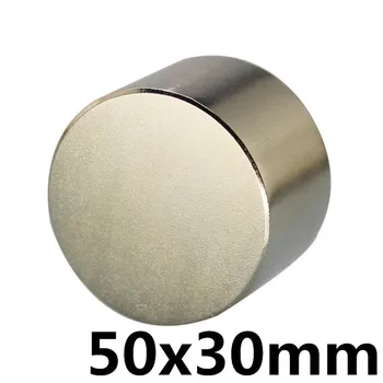 

1pcs N35 Dia 50x30 mm hot round magnet Strong Rare Earth Neodymium Magnetic wholesale 50mm x 30 mm