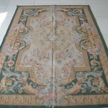 5.2 'x7. 9' антикварной французской aubusson ковер ручной работы новозеландской шерсти ковров и ковровых покрытий ковров
