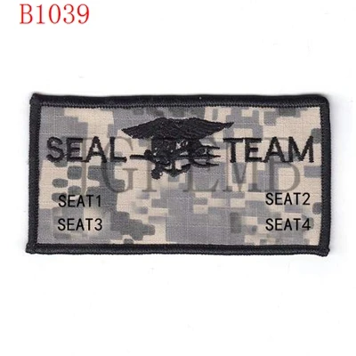 Grey Chest Tapes Custom name Tapes ARMY SEAL NAVY AIR Embroidery Patch